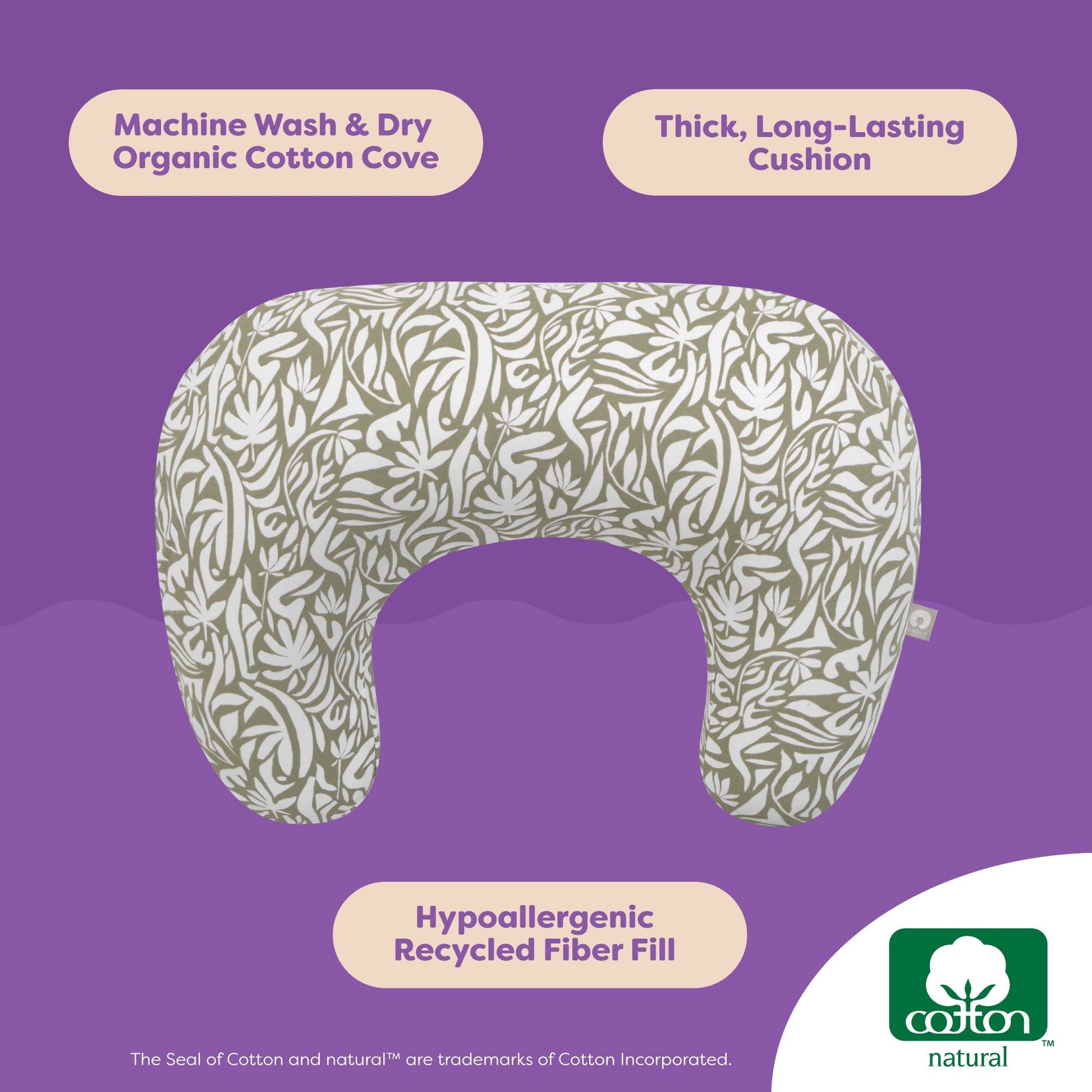 Boppy Nursing Pillow with Organic Cover