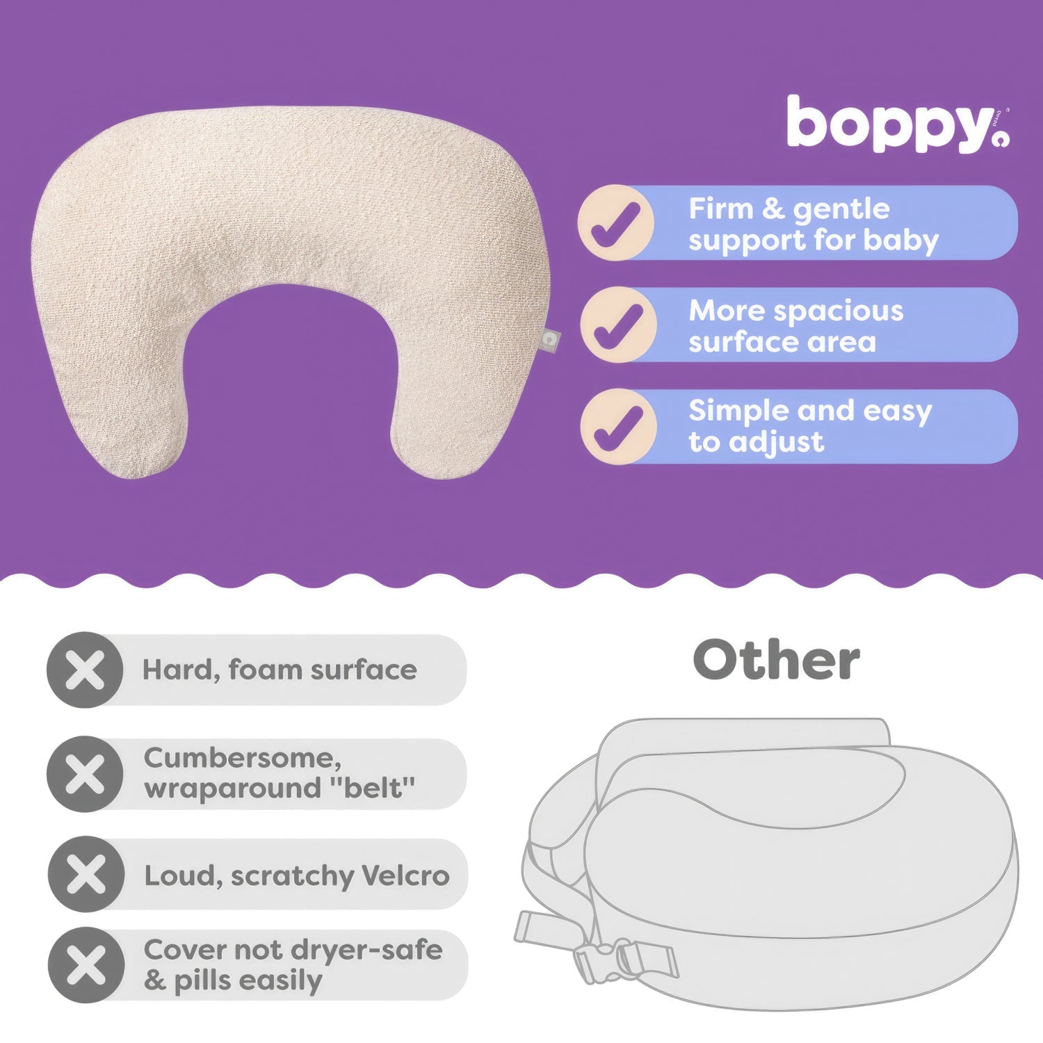 Boppy Nursing Pillow Luxe