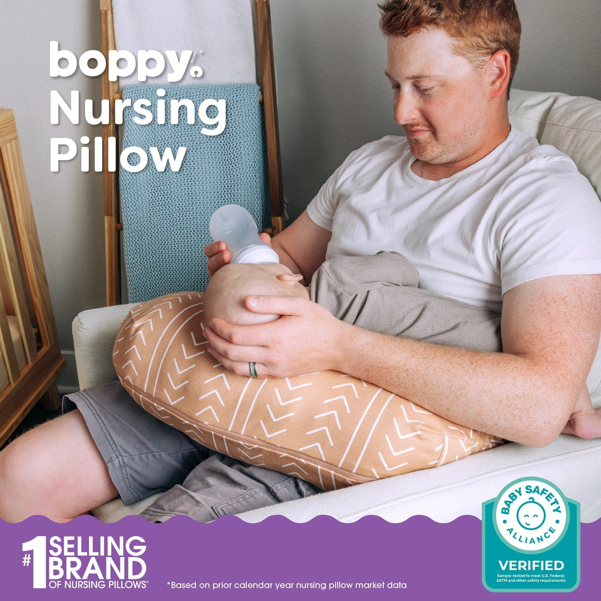 Boppy Nursing Pillow with Organic Cover