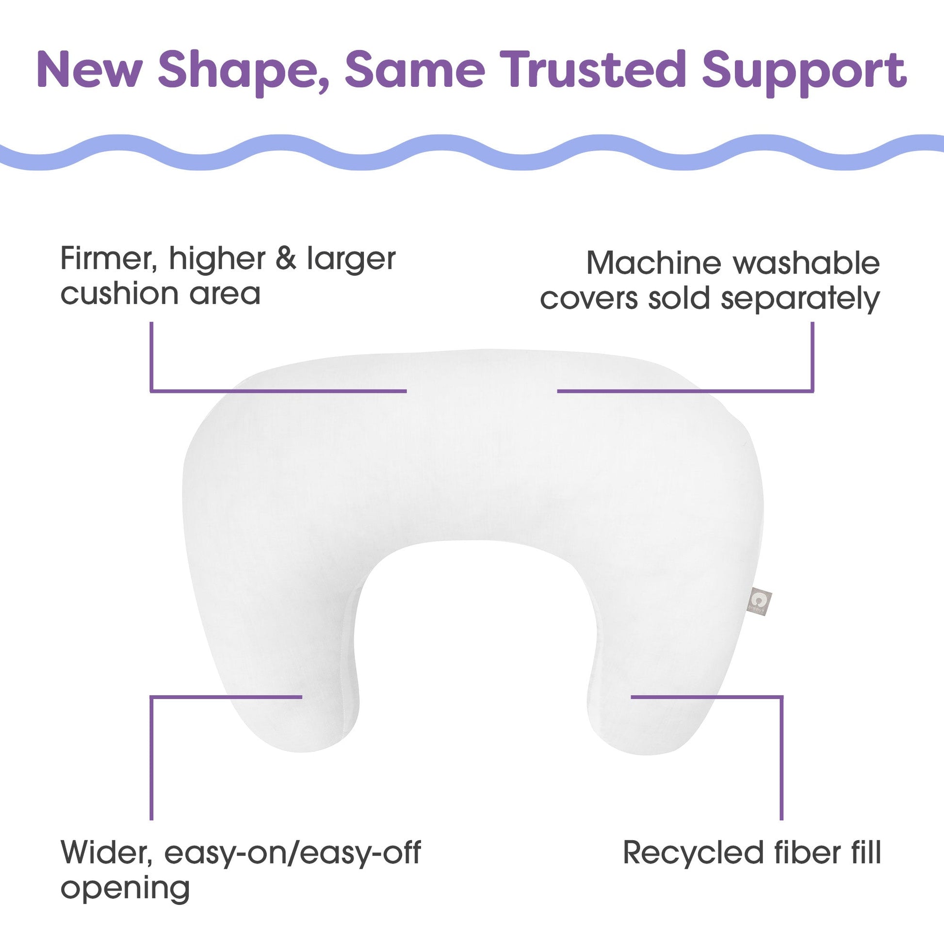 New Boppy® Bare Naked® Nursing Pillow