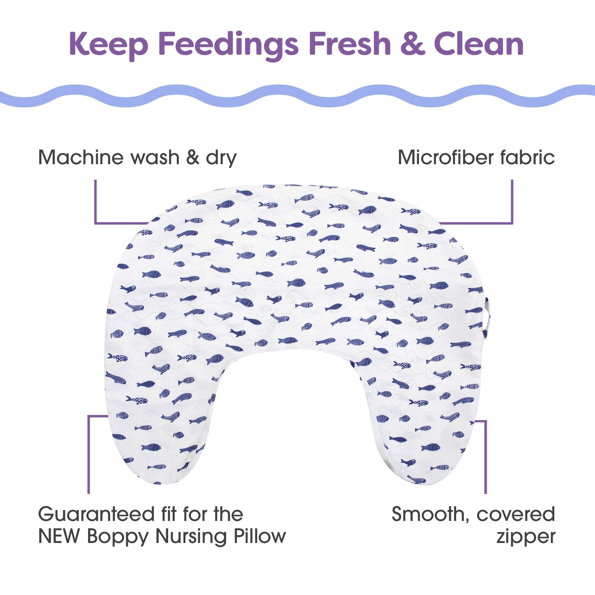 New Boppy Nursing Pillow Cover