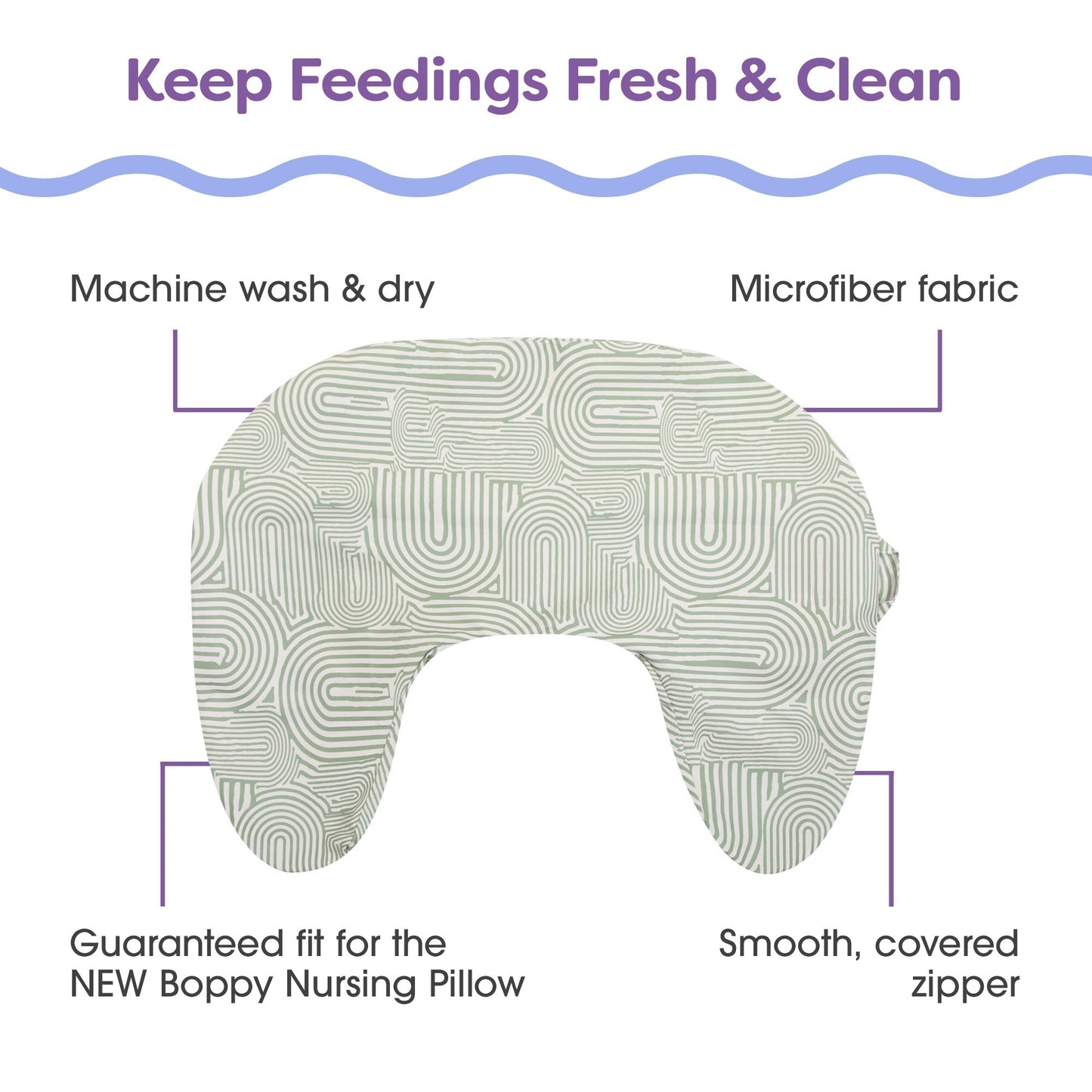 New Boppy Nursing Pillow Cover