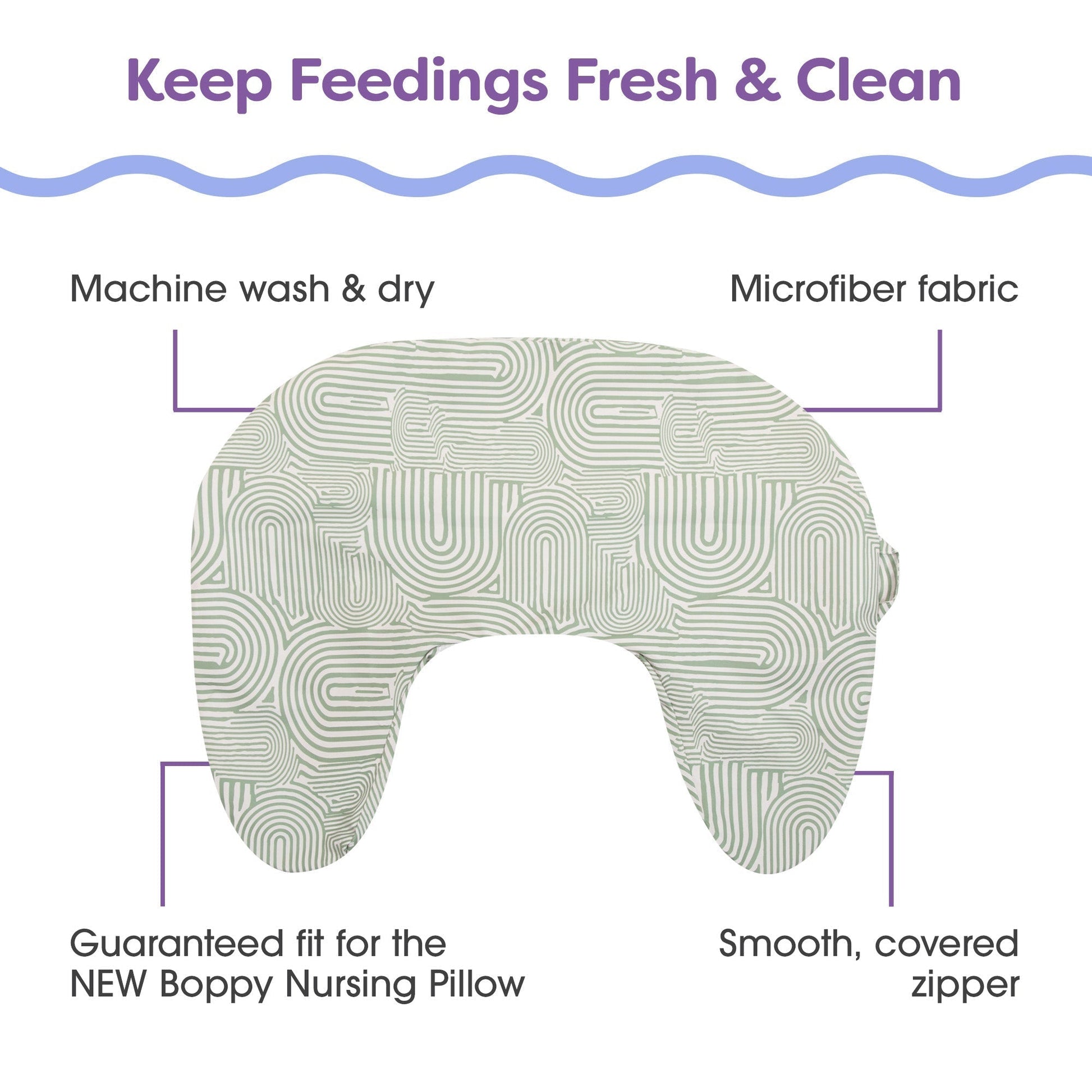 New Boppy Nursing Pillow Cover