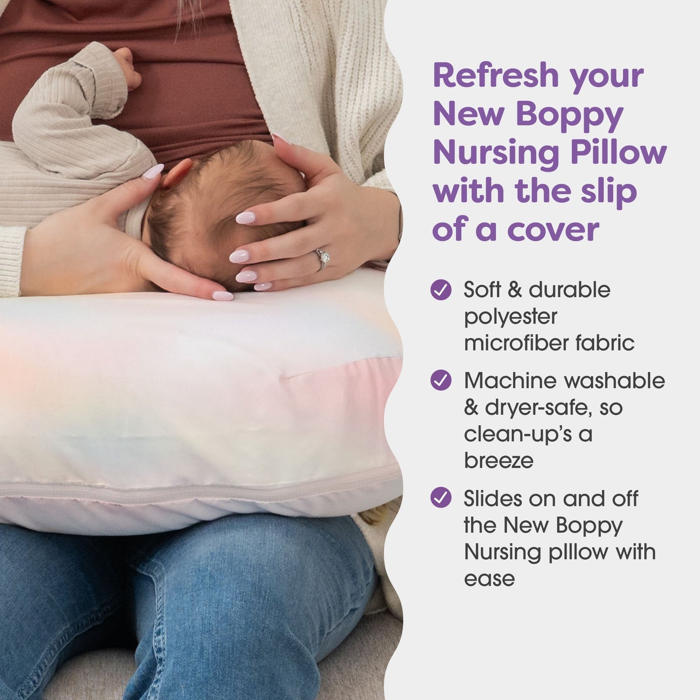 New Boppy Nursing Pillow Cover