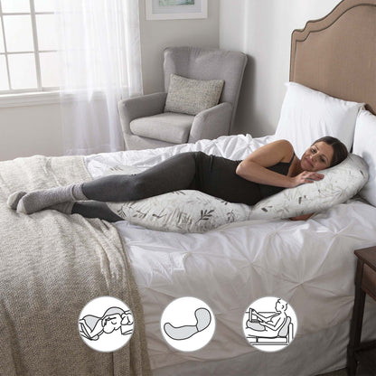 Total Body Pregnancy Pillow with Removable Pillow Cover